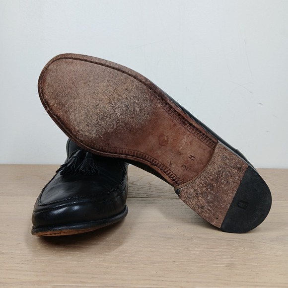 Magnanni Tassel Loafers Mens 9M Black Leather Dress Office Business Casual main image 2